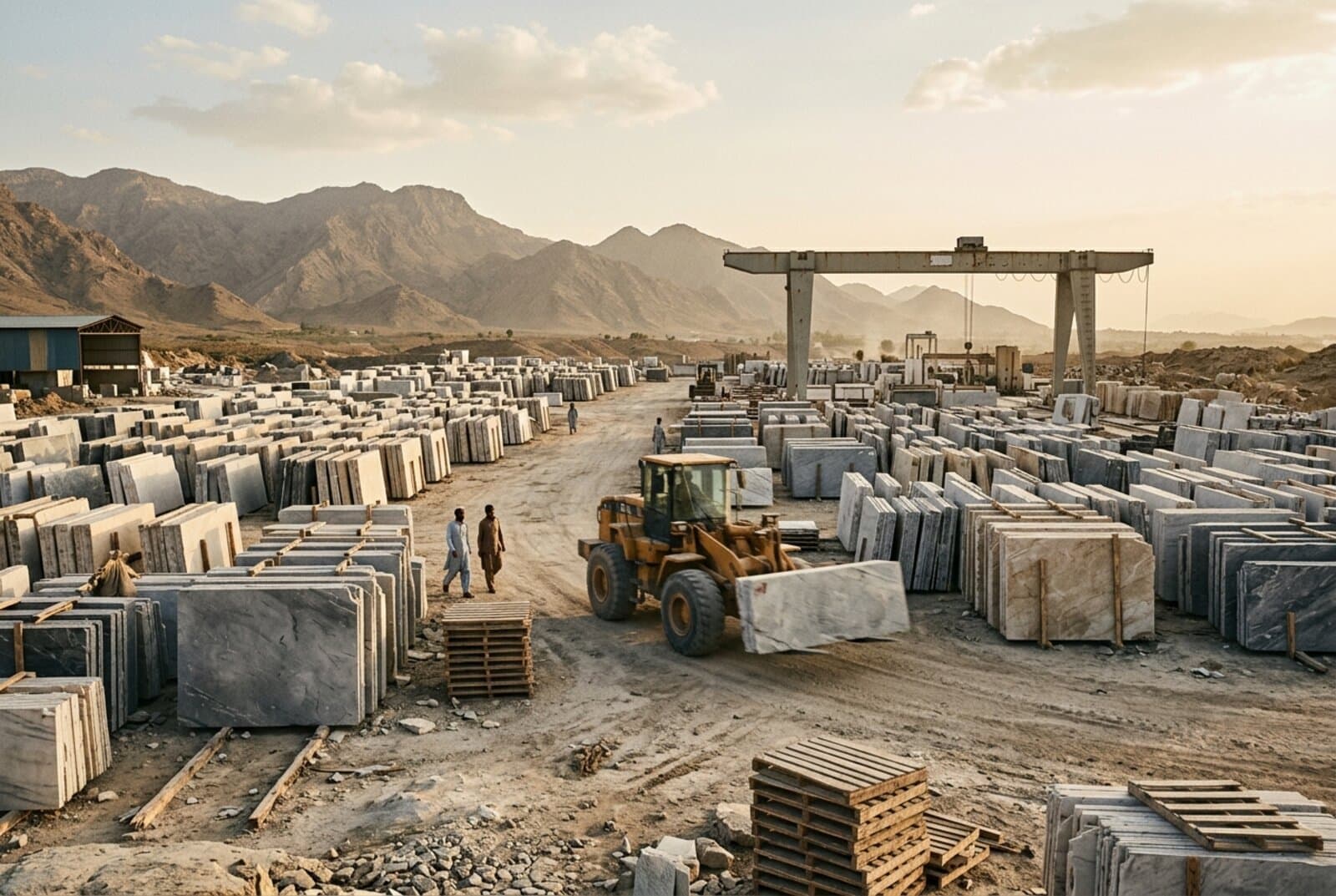 Marble yard stock that must match what the system shows as available